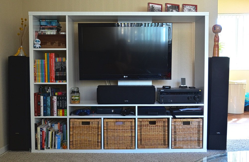 Ikea Kallax TV Unit Hacks Ideas