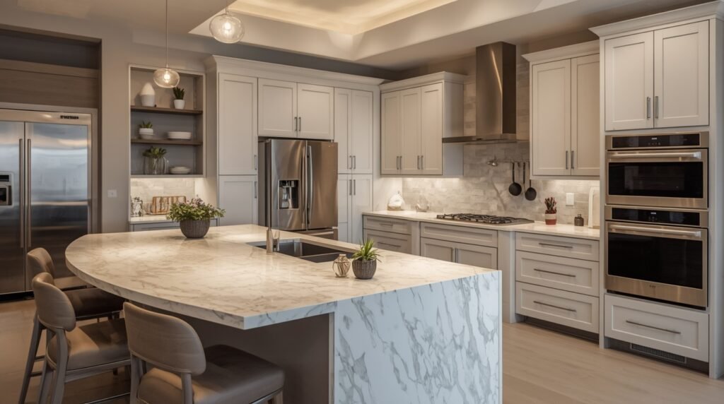 Curved Kitchen Island Ideas