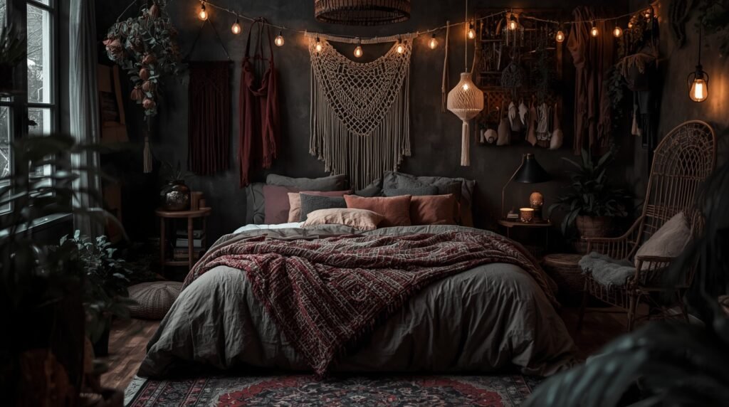 Dark Boho Bedroom Ideas