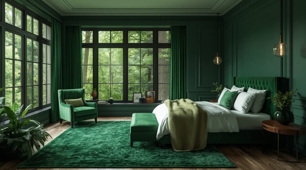 Forest Green Bedroom Ideas