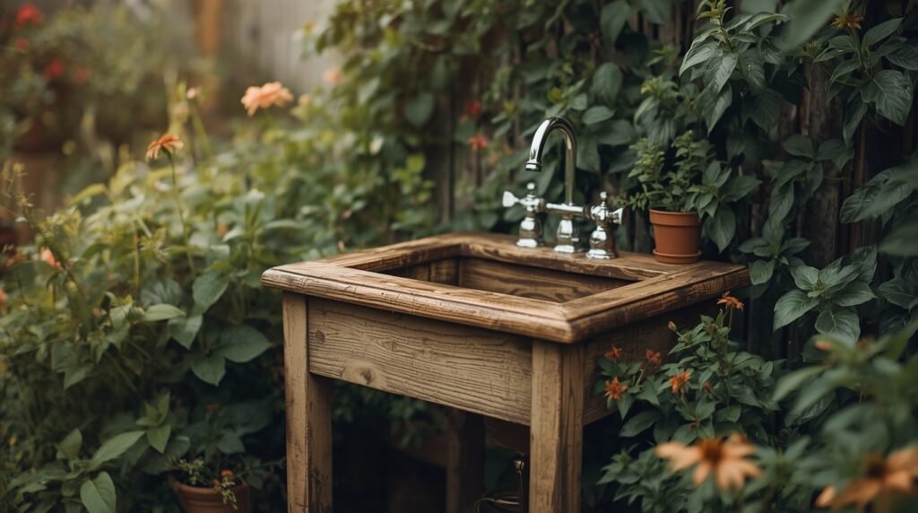 Simple Garden Sink Setups