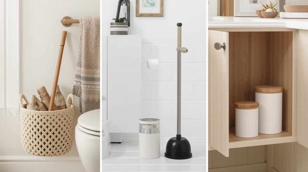 Toilet Plunger Storage Ideas