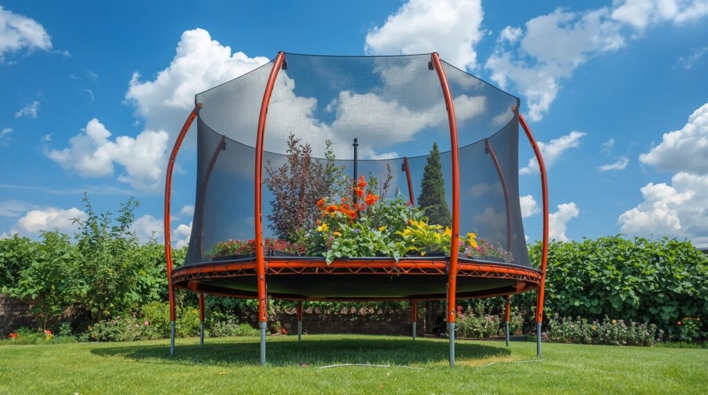 Trampoline Frame Repurpose Ideas