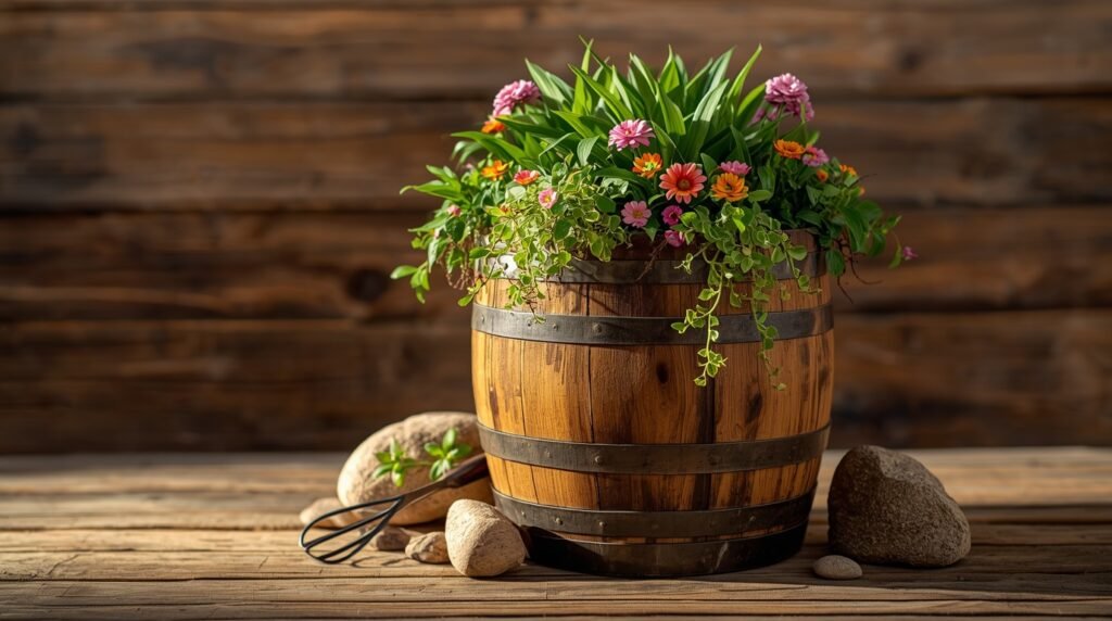 Whiskey Barrel Planter Ideas