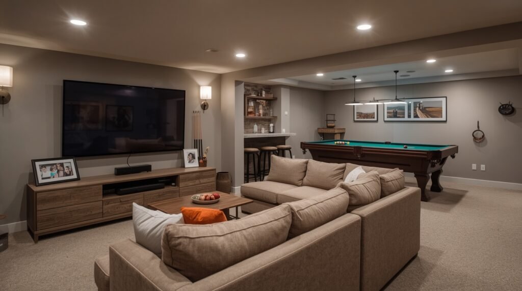 Basement Family Room Ideas