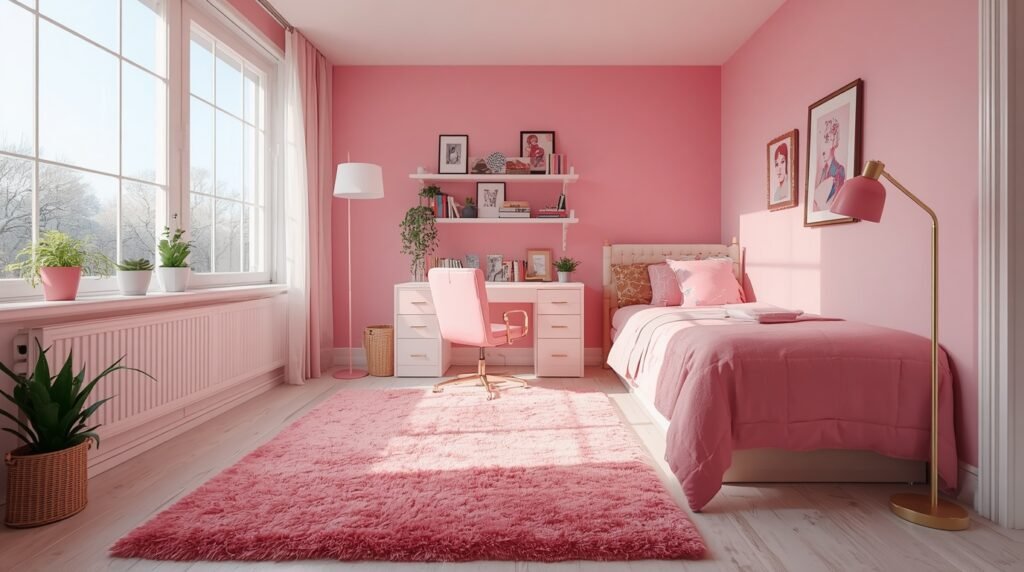 Pink Dorm Room Ideas