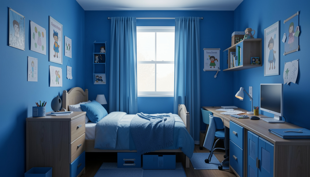 Blue Dorm Room Ideas