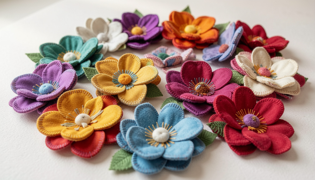 Fabric Flower Ideas
