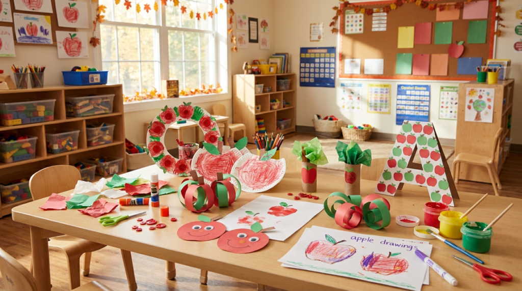 Apple Crafts Ideas For Preschool