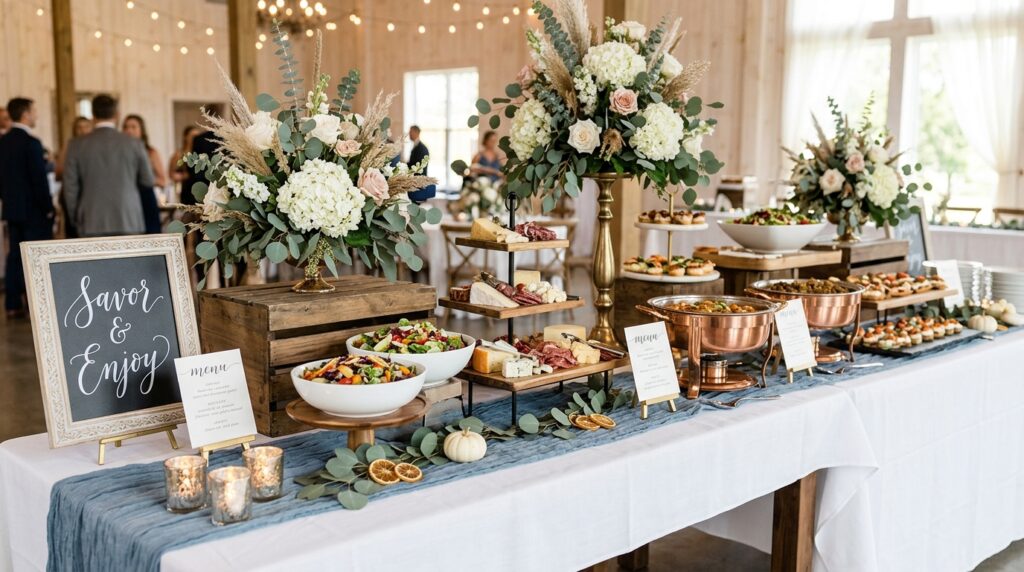 Buffet Table Decor Ideas