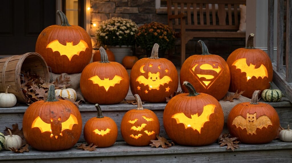 Bat Pumpkin Carving Ideas