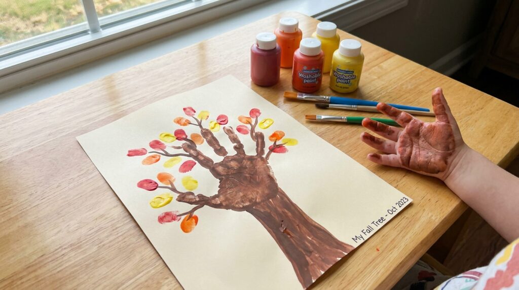 Fall Handprint Craft Ideas