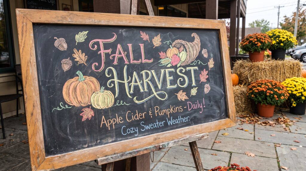 Fall Chalkboard Ideas