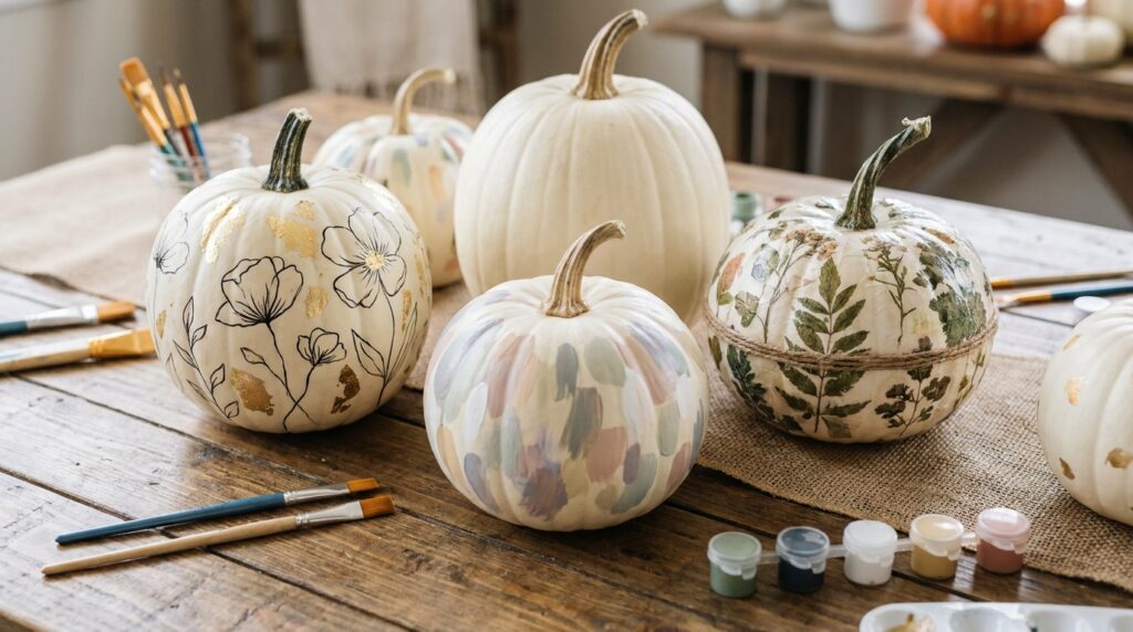 White Pumpkin Painting Ideas