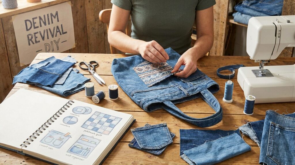 Denim Crafts DIY Projects Ideas