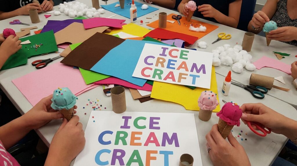 Ice Cream Craft Ideas